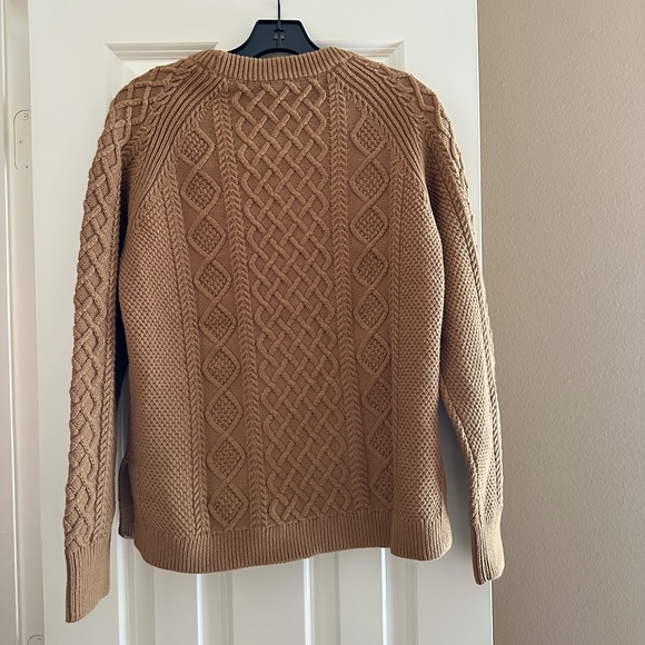 Cotton cable-knit sweater - Picture 11 of 11